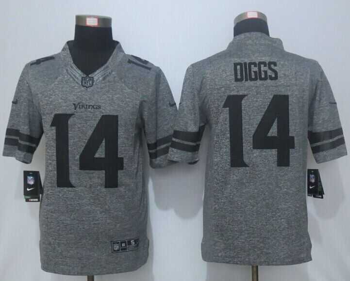 Nike Limited Minnesota Vikings #14 Dlggs Men's Stitched Gridiron Gray Jerseys,We sell and wholesale Nike Limited Minnesota Vikings #14 Dlggs Men's Stitched Gridiron Gray Jerseys on line form chian!